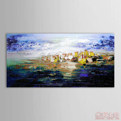 【丹凡抽象酒店賓館裝飾畫加框油畫廠家直銷純手繪抽象油畫定制批發(fā)51891】義烏市丹凡油畫廠 - 產品庫