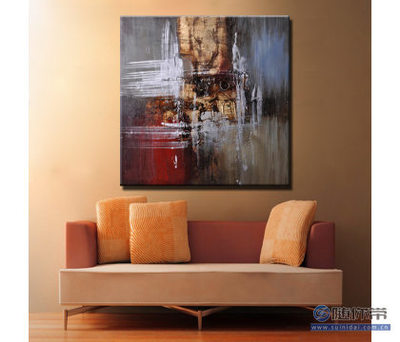 【旅圖廠家直銷純手繪印象油畫抽象主義無框手繪油畫】義烏市旅圖工藝品廠 - 產品庫