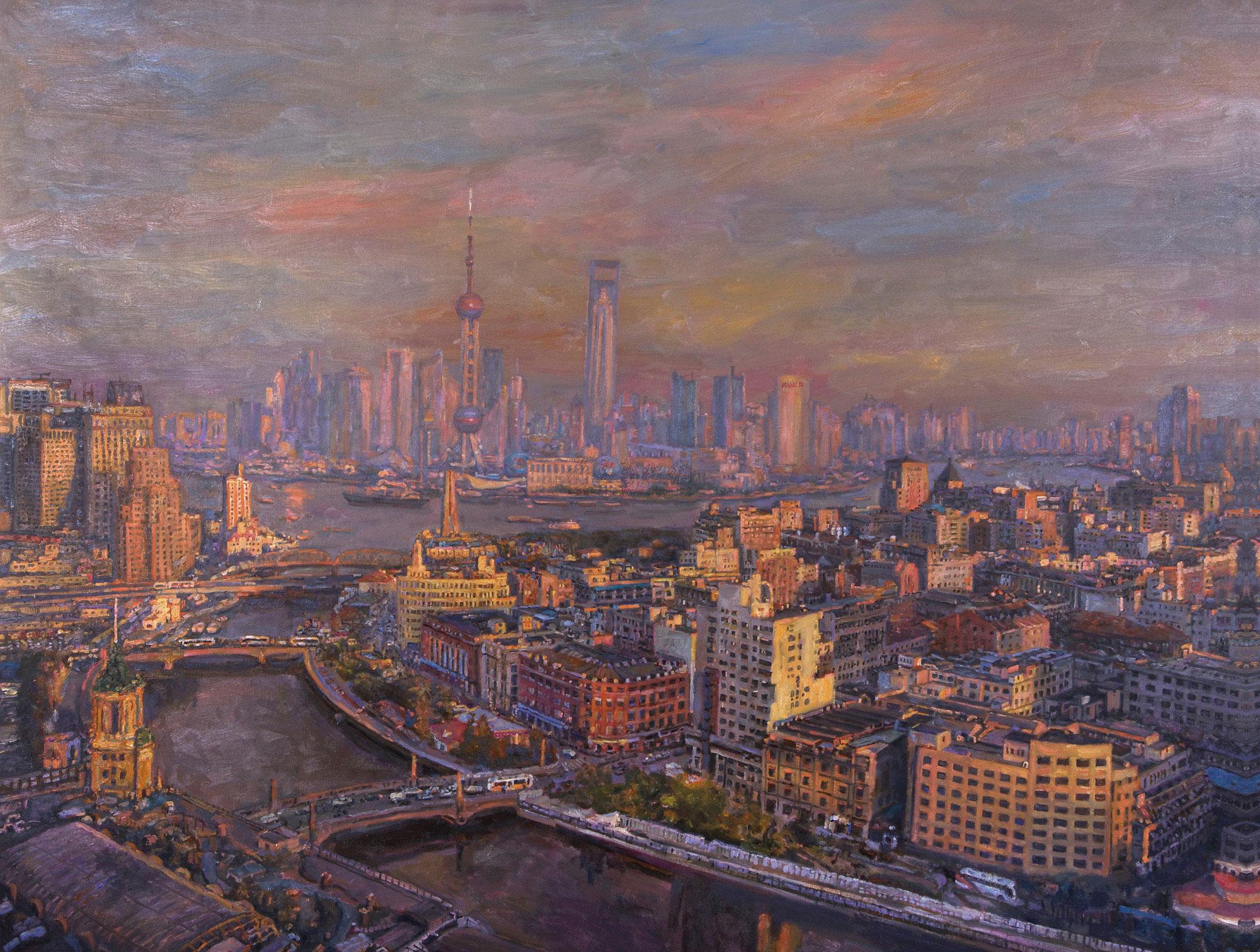 【2003年作 上海的外灘 布面油畫(huà)】拍賣(mài)品_圖片_價(jià)格_鑒賞_油畫(huà)_雅昌藝術(shù)品拍賣(mài)網(wǎng)