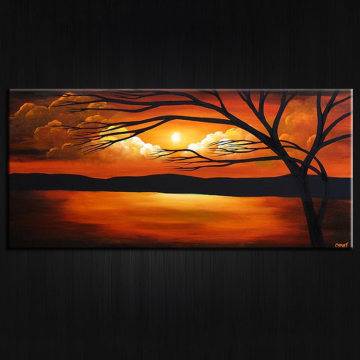 【丹凡義烏油畫工廠手繪帆布畫批發外貿油畫熱銷風景SL089】義烏市丹凡油畫廠 - 產品庫