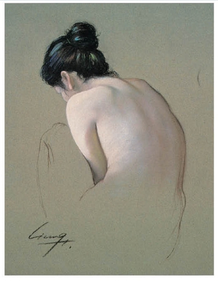 梁君午油畫人物作品欣賞 光影交織中的情感表達