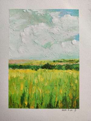 油畫棒的魅力 從手繪到油畫的質(zhì)感探索