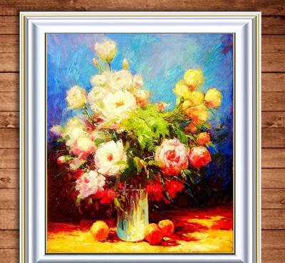 歐式抽象油畫 復古客廳裝飾的藝術選擇